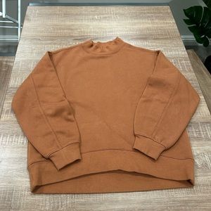 Everlane mockneck sweatshirt